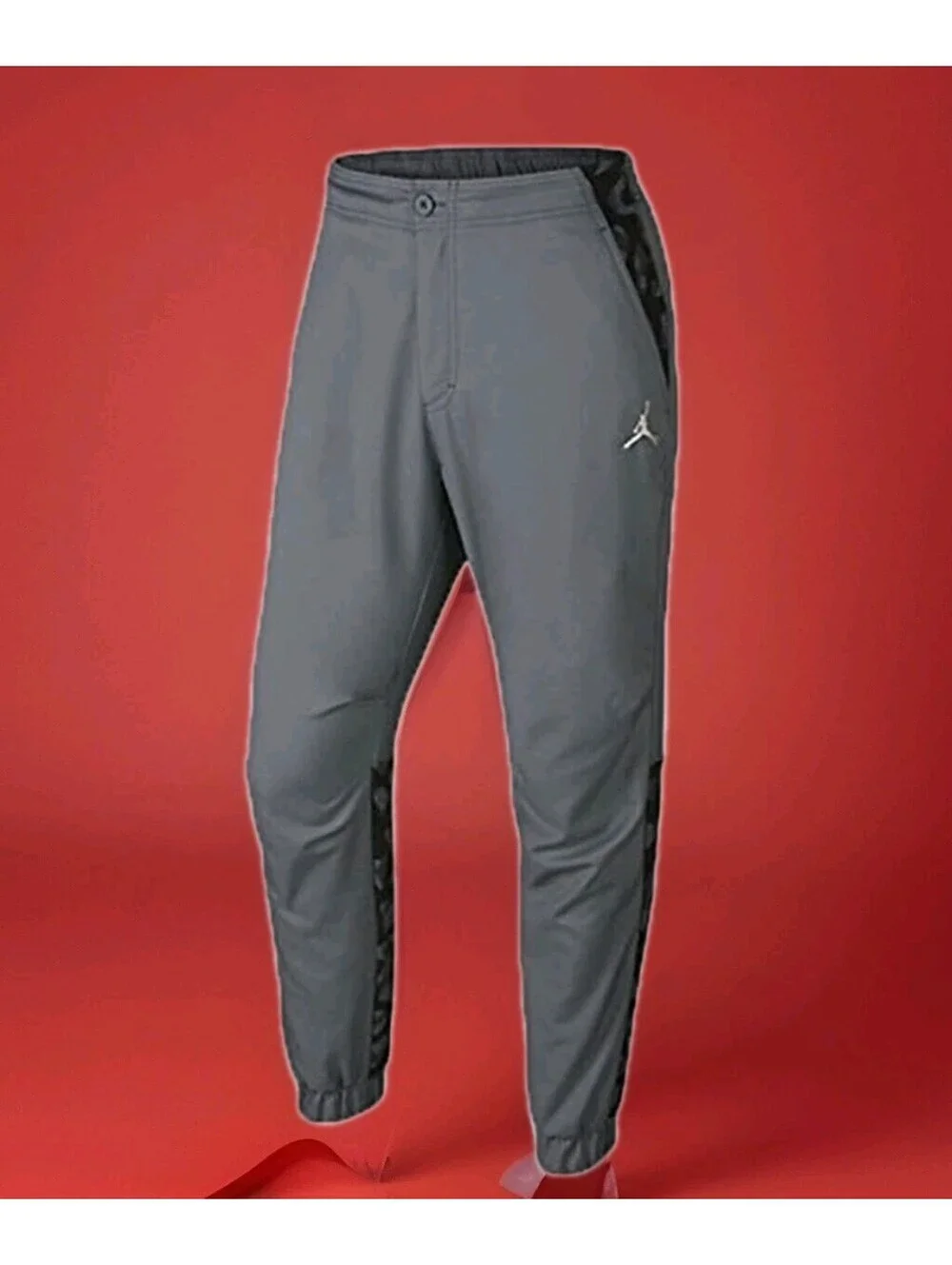 Nike Jordan AJ City Jumpman Joggers Pants Warm-Up Athletic Grey Large 34 706723